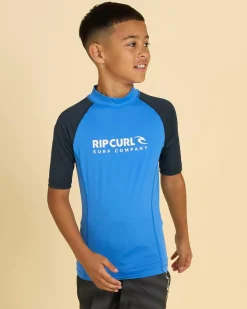 Online Boy's Shock Short Sleeve Rash Vest Kids/BOY Rashies