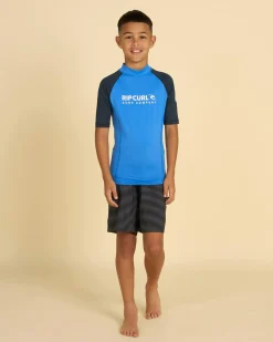 Online Boy's Shock Short Sleeve Rash Vest Kids/BOY Rashies