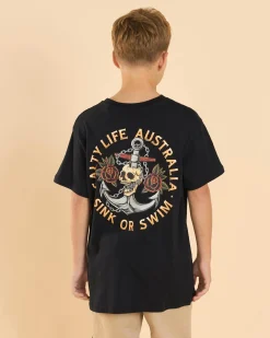 Tops & T-Shirts*Salty Life Boys' Sink Or Swim T-Shirt Black