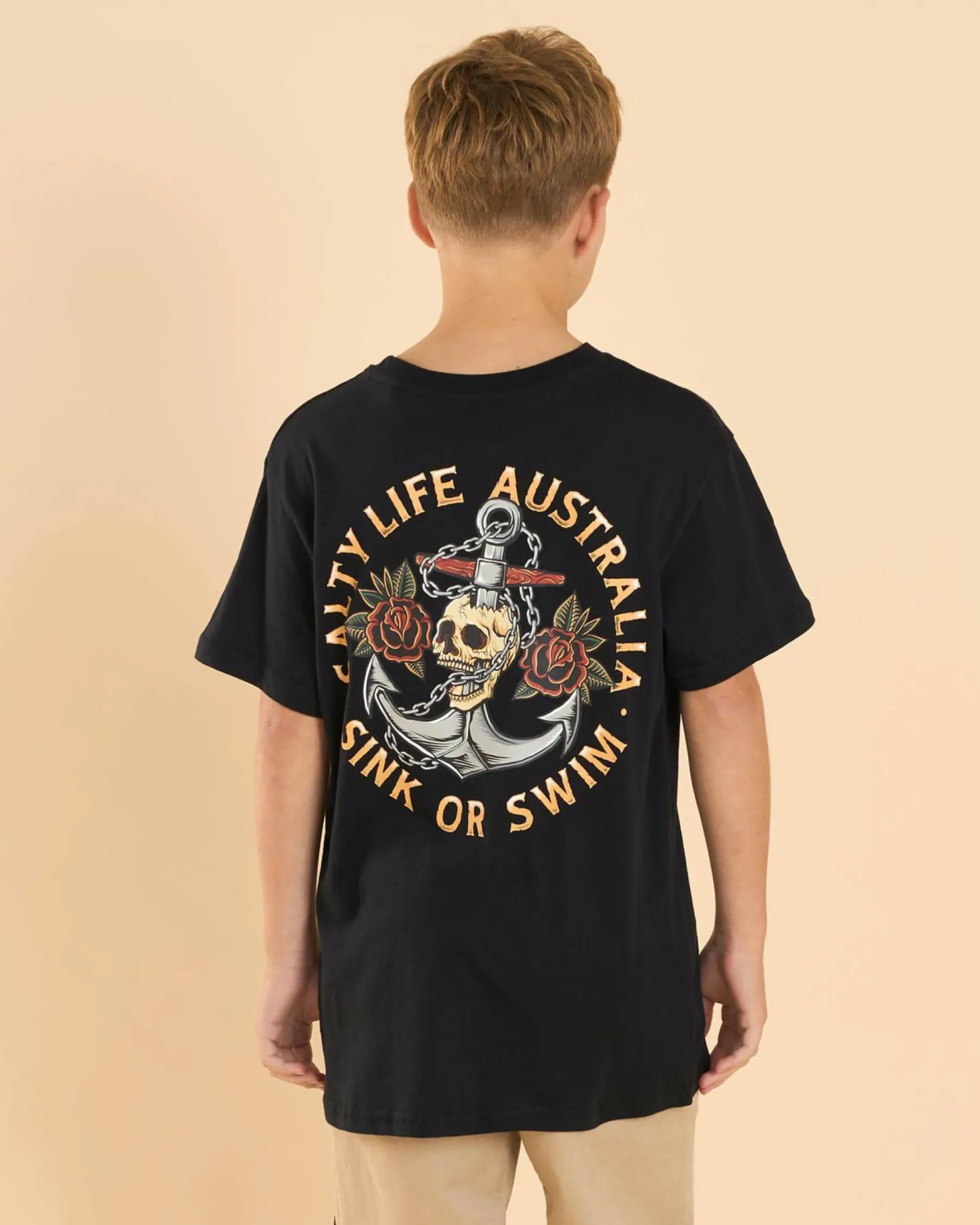 Tops & T-Shirts*Salty Life Boys' Sink Or Swim T-Shirt Black