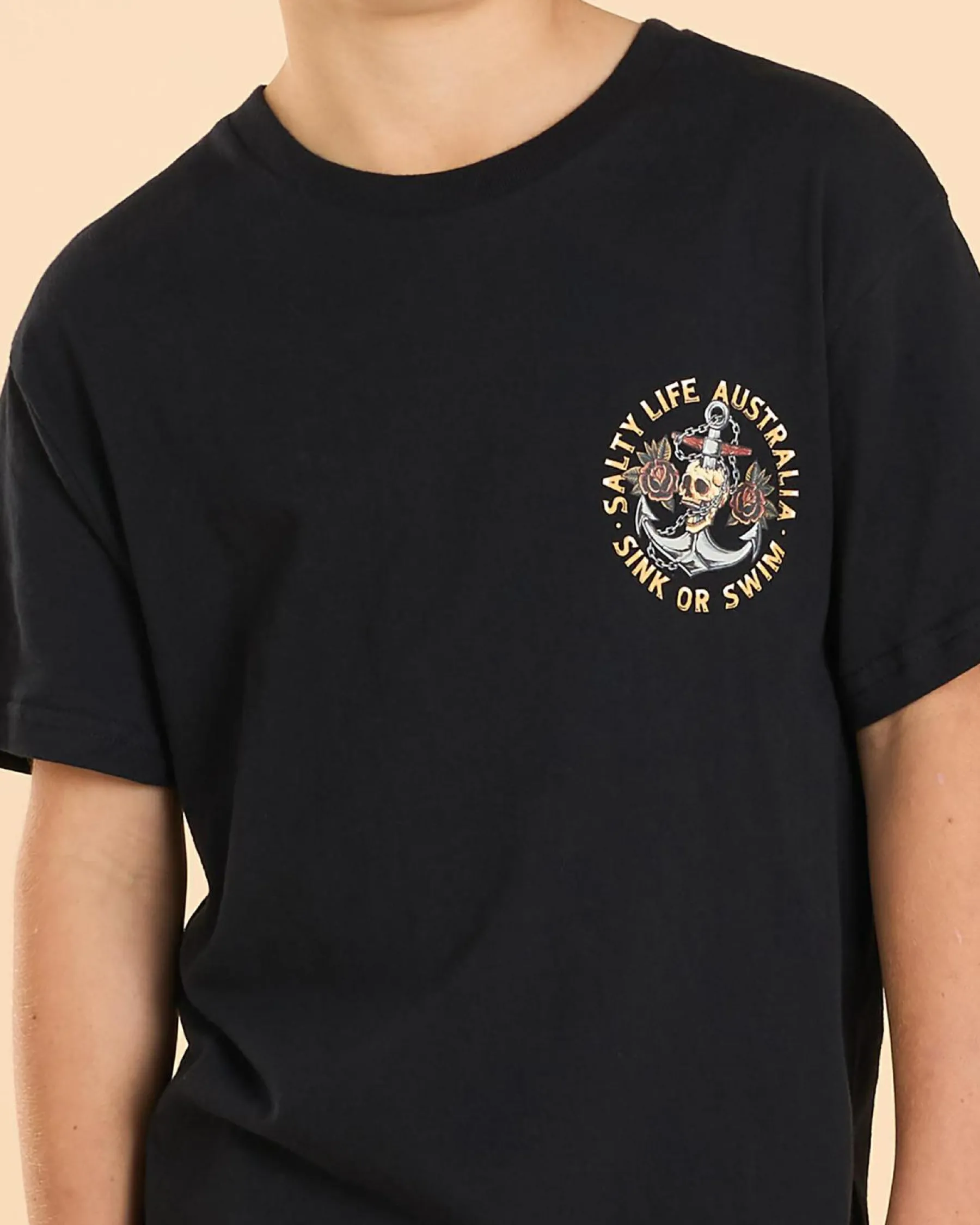Tops & T-Shirts*Salty Life Boys' Sink Or Swim T-Shirt Black