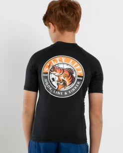 Discount Boy's Sinker Short Sleeve Rash Vest Kids/BOY Rashies