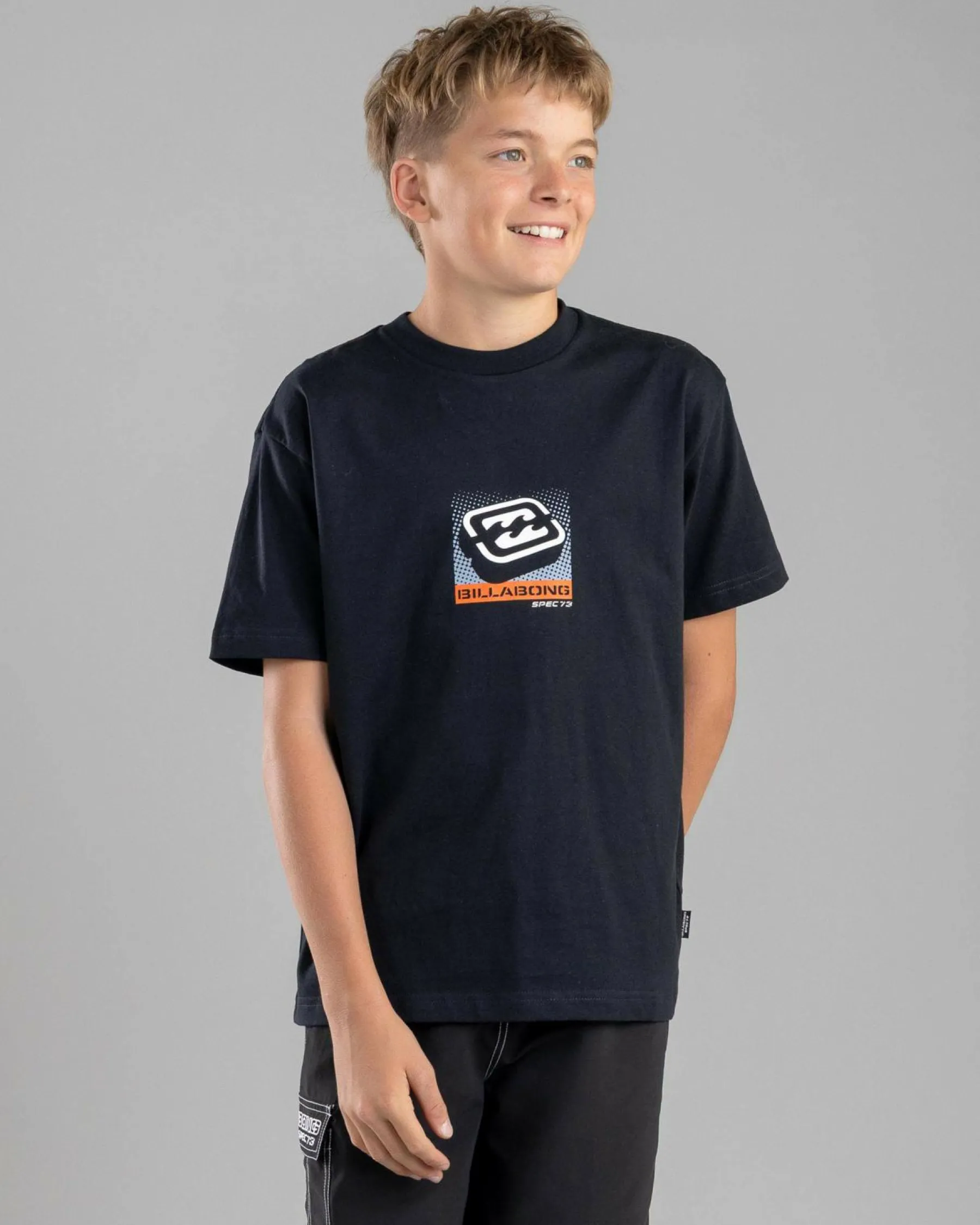 Tops & T-Shirts*Billabong Boys' Spec 3D T-Shirt Black