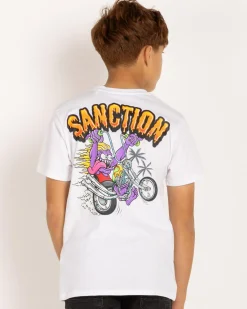 Tops & T-Shirts*Sanction Boys' Splinter T-Shirt White