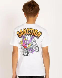 Tops & T-Shirts*Sanction Boys' Splinter T-Shirt White