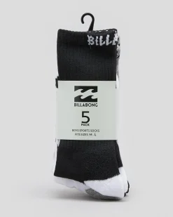 Discount Boys' Sport Socks 5 Pack Kids/BOY Socks & Accesories