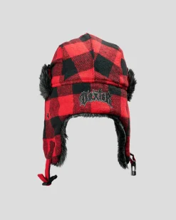 Headwear*Dexter Boys' Spotter Trapper Hat Red/black
