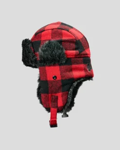 Headwear*Dexter Boys' Spotter Trapper Hat Red/black