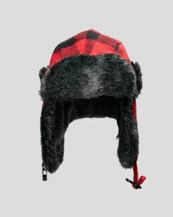 Headwear*Dexter Boys' Spotter Trapper Hat Red/black