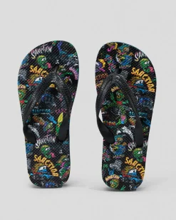 2 For Deals|Flip Flops & Sandals*Sanction Boys' Squad Thongs Multi