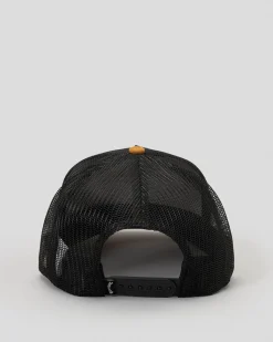 Headwear*Billabong Boys' Stacked Snapback Cap Black/tan