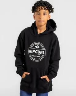 Outerwear*Rip Curl Boys' Stapler Hoodie Black