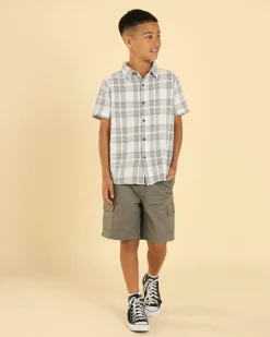 Shorts & Bottoms*Jacks Boys' Stockpile Elastic Waist Shorts Olive