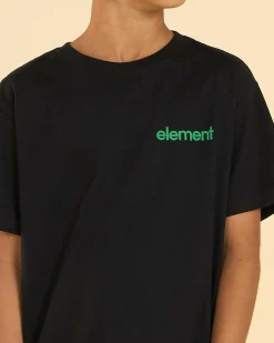 Tops & T-Shirts*Element Boys' Stone Age T-Shirt Flint Black