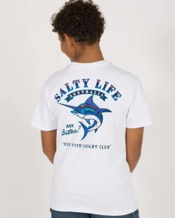 Tops & T-Shirts*Salty Life Boys' Struggle T-Shirt White