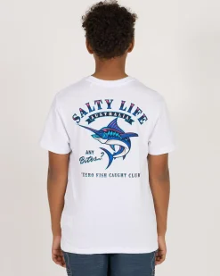 Tops & T-Shirts*Salty Life Boys' Struggle T-Shirt White