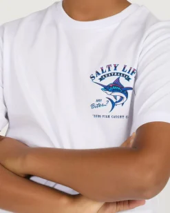 Tops & T-Shirts*Salty Life Boys' Struggle T-Shirt White