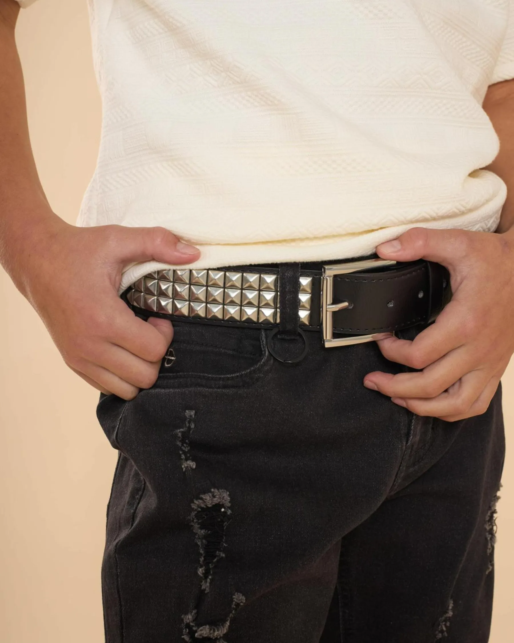 New Boys' Studded Belt Kids Belts