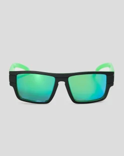 Eyewear*Carve Boys' Sublime Jr Sunglasses Matt Black/ Lime
