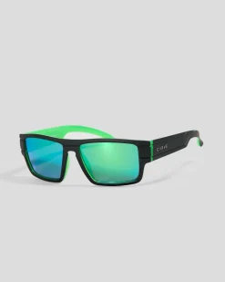Eyewear*Carve Boys' Sublime Jr Sunglasses Matt Black/ Lime