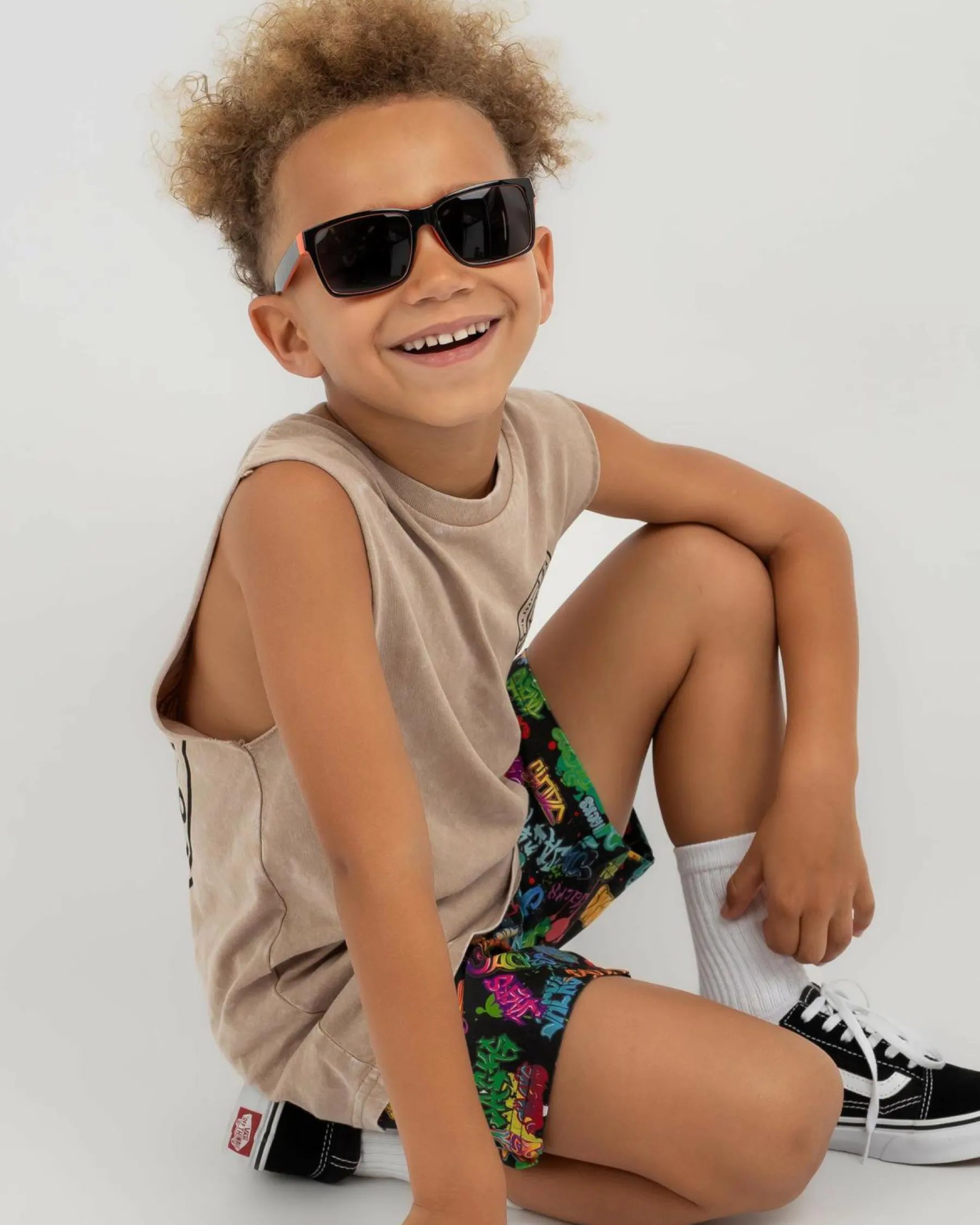 Eyewear*Unity Eyewear Boys' Sunglasses Black / Orange