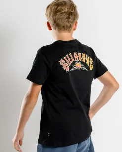 Tops & T-Shirts*Billabong Boys' Throw Back T-Shirt Black