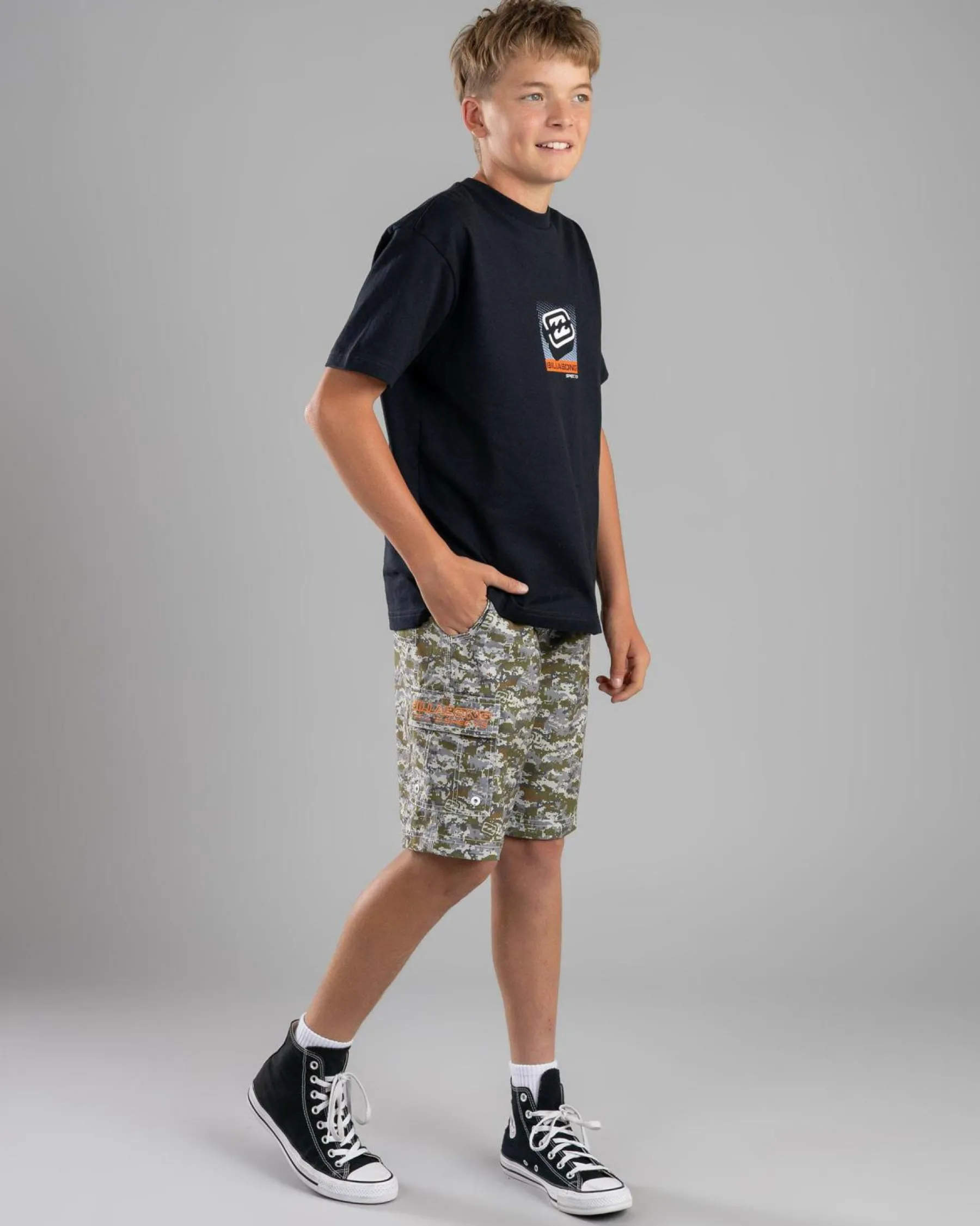 Board Shorts|Shorts & Bottoms*Billabong Boys' Throw On Board Shorts Camo