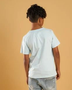 Tops & T-Shirts*Champion Boys' Tonal Script T-Shirt Silence Blue