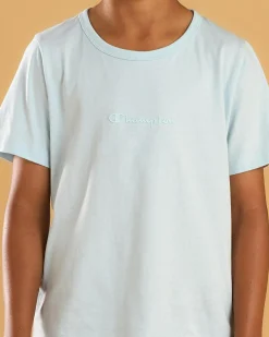 Tops & T-Shirts*Champion Boys' Tonal Script T-Shirt Silence Blue