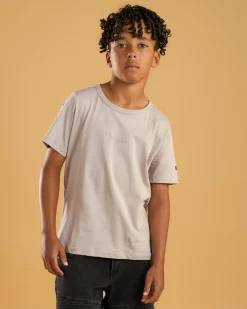Tops & T-Shirts*Champion Boys' Tonal Script T-Shirt Pearl Oyster