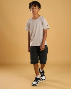 Tops & T-Shirts*Champion Boys' Tonal Script T-Shirt Pearl Oyster