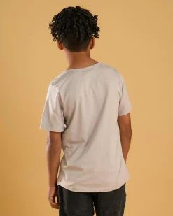 Tops & T-Shirts*Champion Boys' Tonal Script T-Shirt Pearl Oyster
