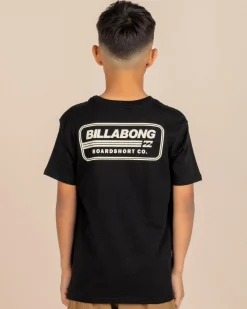 Tops & T-Shirts*Billabong Boys Trademark T-Shirt Black
