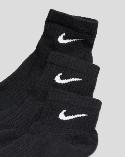 Socks & Accesories*Nike Boys' Training Ankle Socks 3 Pack Black/white
