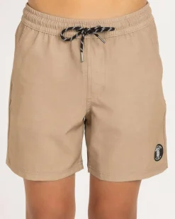 Shorts & Bottoms*Salty Life Boys' Treaty Elastic Waist Shorts Sand