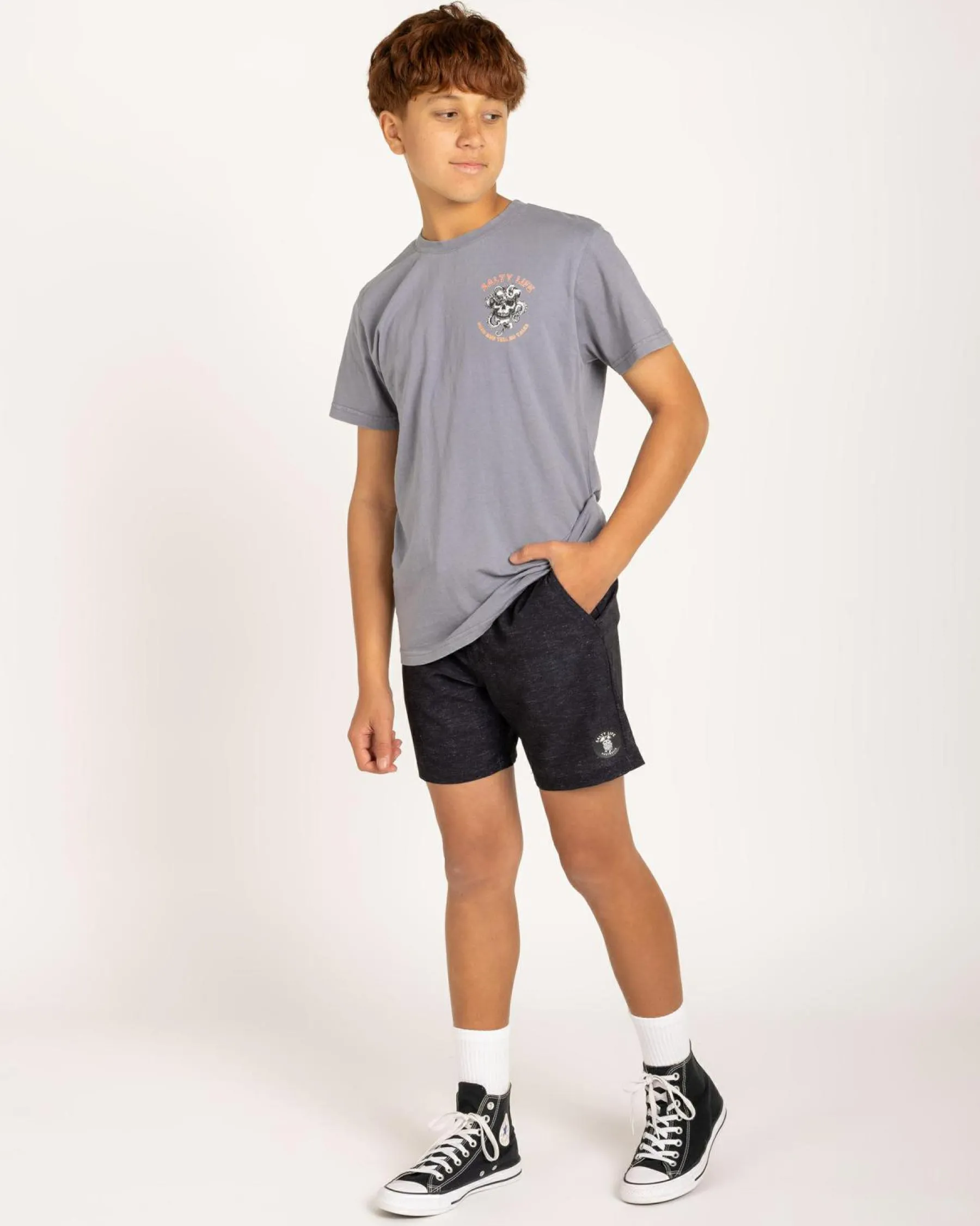 Discount Boys' Treaty Elastic Waist Shorts Kids/BOY Shorts & Bottoms