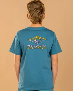 Tops & T-Shirts*Rip Curl Boys' Tropic Daze Logo T-Shirt Storm Blue