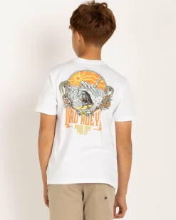 Tops & T-Shirts*The Mad Hueys Boys' Tropic Frothin Club T-Shirt White