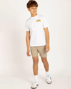 Tops & T-Shirts*The Mad Hueys Boys' Tropic Frothin Club T-Shirt White