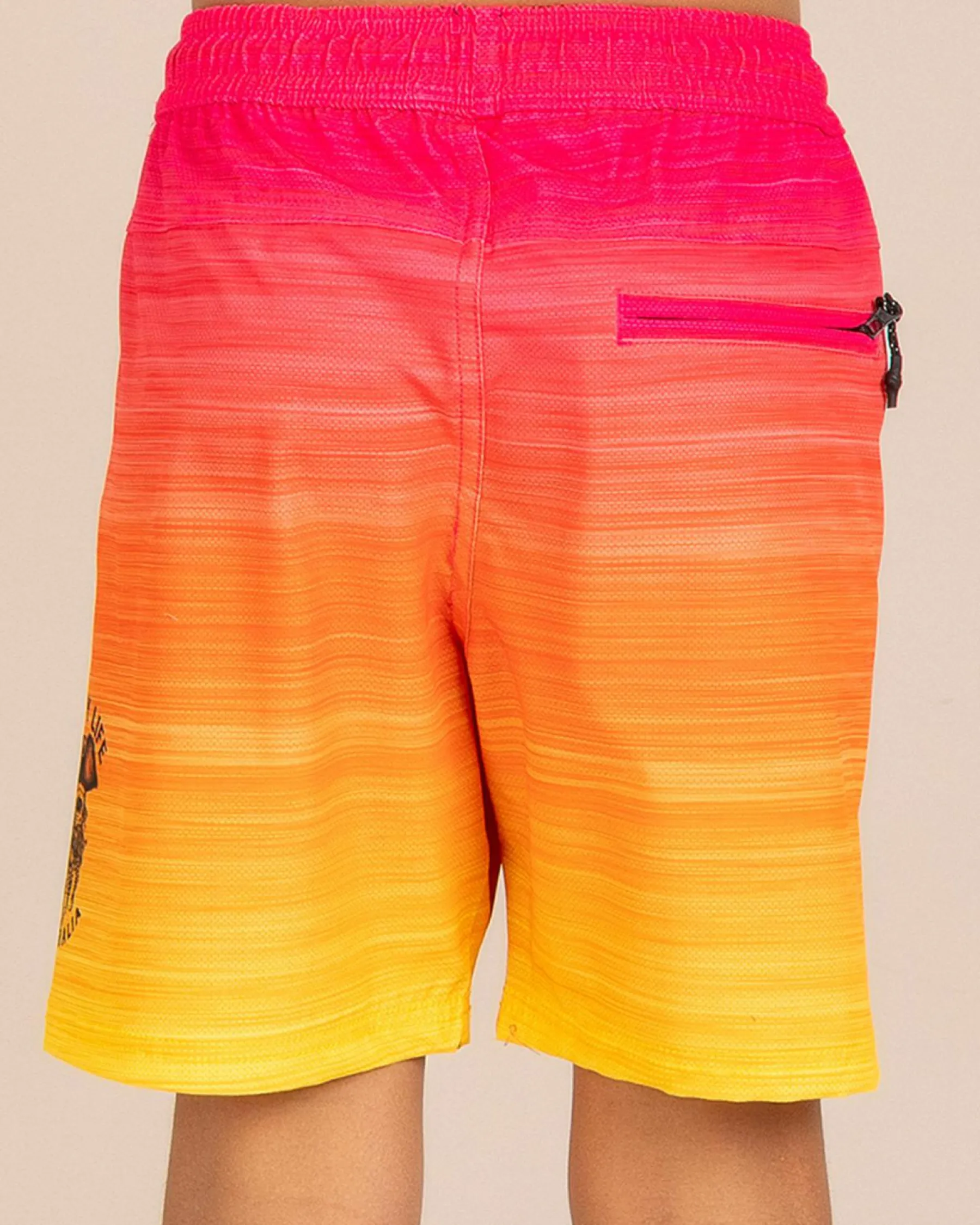 Shorts & Bottoms*Salty Life Boys' Unite Elastic Waist Shorts Pink/orange Fade