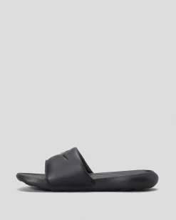 Slides*Nike Boys' Victori One Slides Black/black-black
