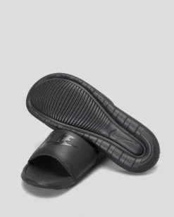 Slides*Nike Boys' Victori One Slides Black/black-black