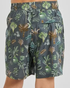 Board Shorts|Shorts & Bottoms*Jacks Boys' Wasteland Elastic Waist Shorts Charcoal/multi