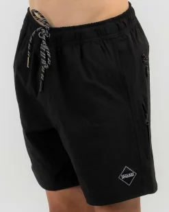 Shorts & Bottoms*Skylark Boys' Xpedition Elastic Waist Shorts Black