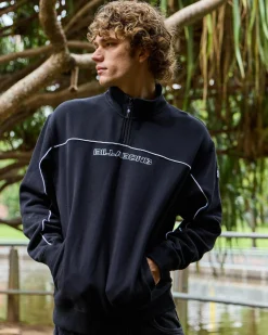 Hoodies & Sweatshirts*Billabong Bracket 1/4 Zip Sweatshirt Black