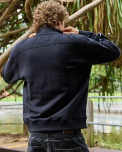 Hoodies & Sweatshirts*Billabong Bracket 1/4 Zip Sweatshirt Black