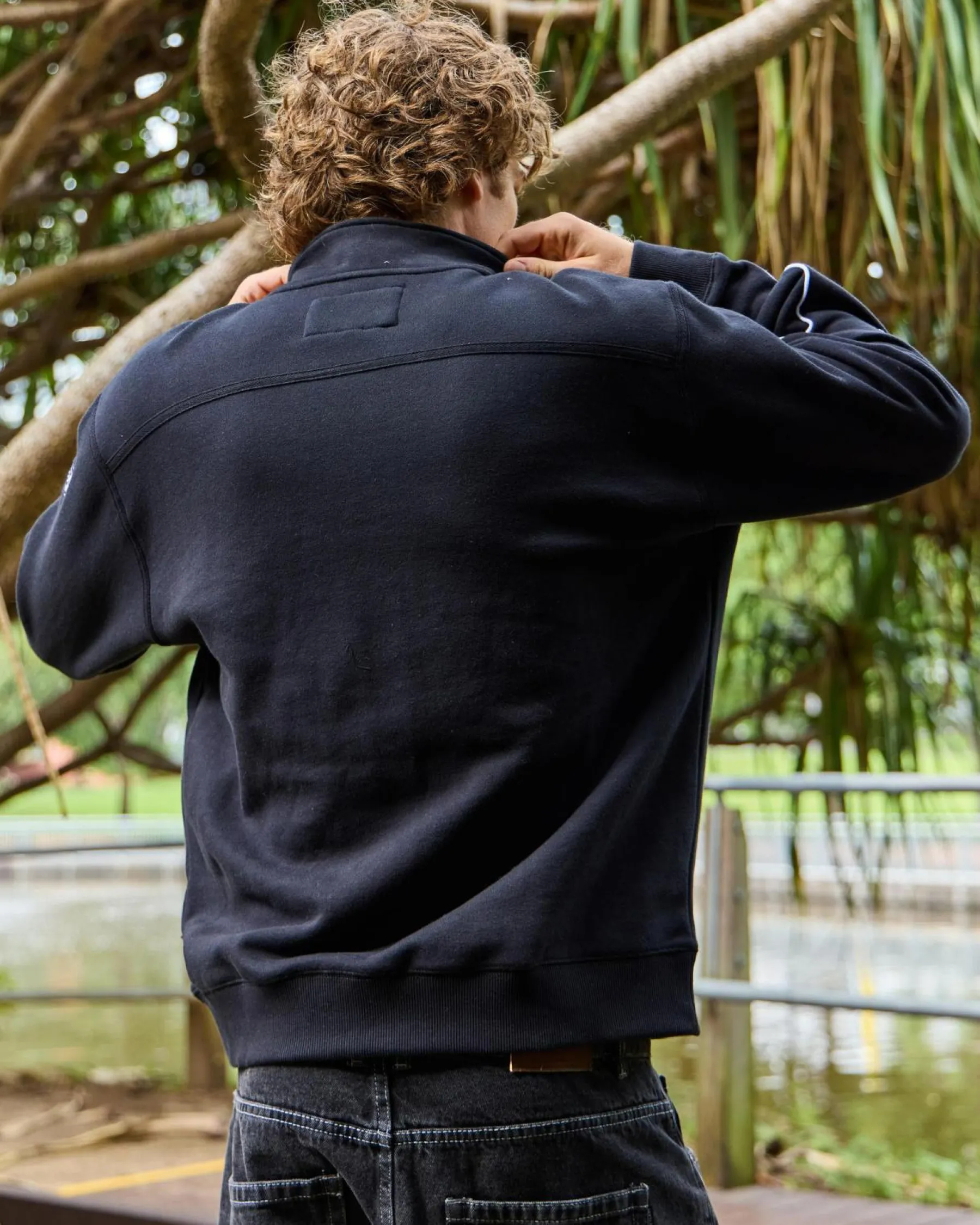 Hoodies & Sweatshirts*Billabong Bracket 1/4 Zip Sweatshirt Black