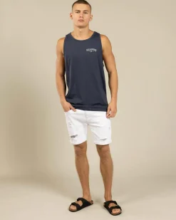 Tops & T-Shirts*Billabong Bracket Arch Singlet Dark Navy