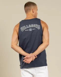 Tops & T-Shirts*Billabong Bracket Arch Singlet Dark Navy