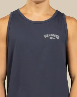 Tops & T-Shirts*Billabong Bracket Arch Singlet Dark Navy